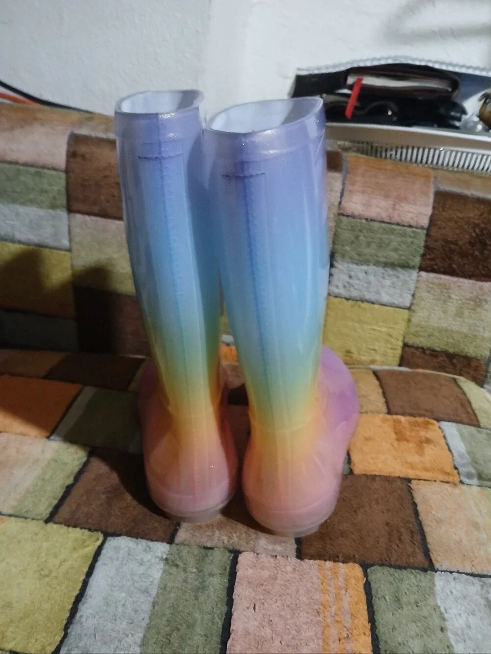 Colorful Rain Boots - Girls Sz 2